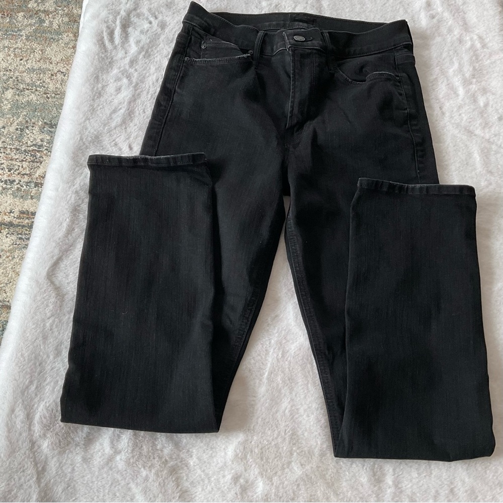 MOTHER Women’s Jean. Size 27. Midrise Dazzler Ankle. Black.